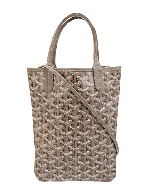 goyard portiers tote|goyard tote bag with zipper.